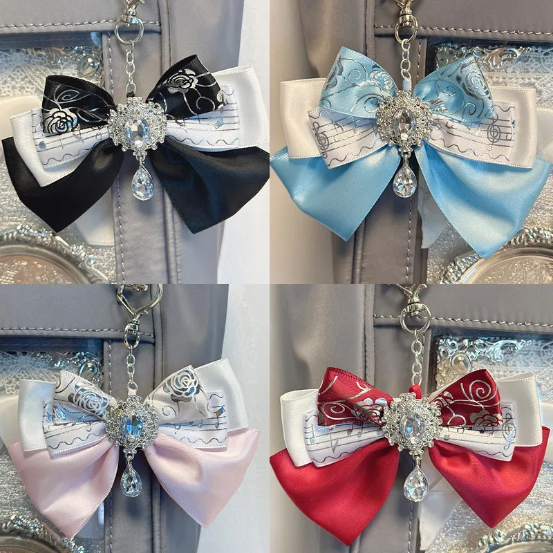 Cheering Fan Ribbon Bowknot Bag Pendant Pin Style Ita Bag Charm DIY Decorative Material Kit Anime Itabag Decoration