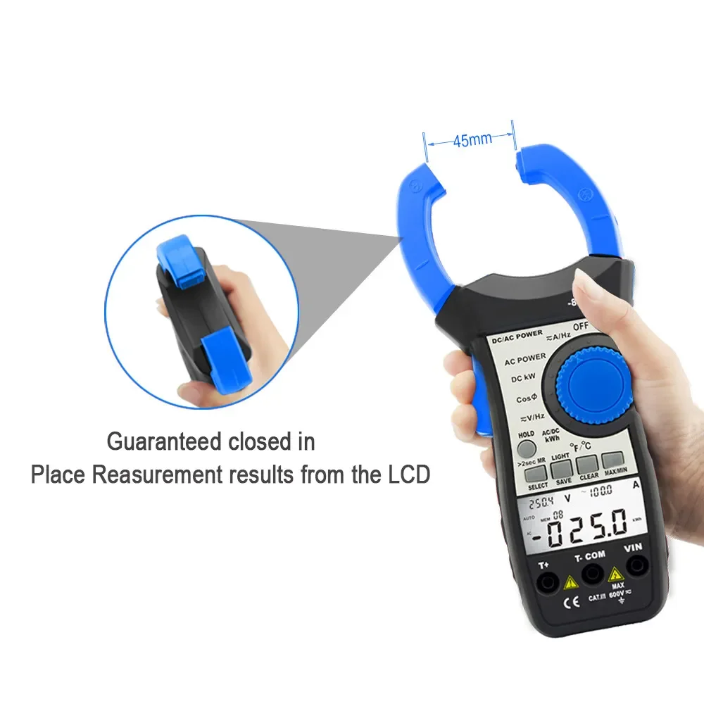 

wholesale Digital Only Power Clamp Meter 870P (RU Warehouse ) 99.99kW/100kW~300kW Active Energy Diagnostic Tester