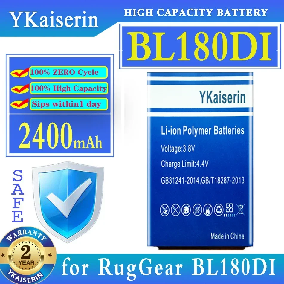 

YKaiserin Battery 2400mAh for RugGear BL180DI