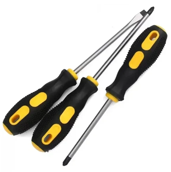 Manual Phillips Slotted Screwdriver Cross Screwdriver Set Magnetic Multipurpose Screwdriver Tool