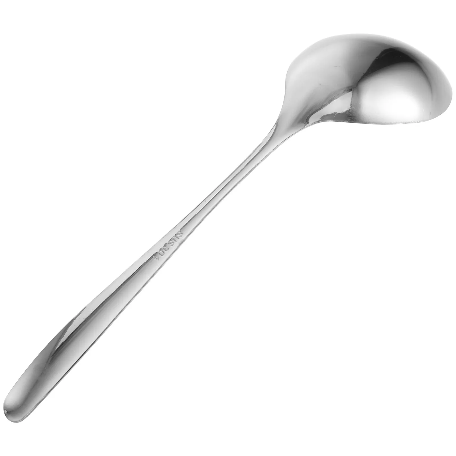 304 Stainless Steel Large Serving Spoon Extended Handle Buffet Catering Serving Utensil for Soup Restaurant