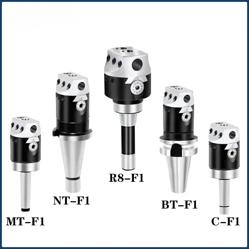 

F1 boring head 50mm 75mm 100mm rough boring with BT30 BT40 NT30 NT40 C20 R8 MTB2 MTB3 MTB4 F1 Boring Bar 12mm 18mm 25mm