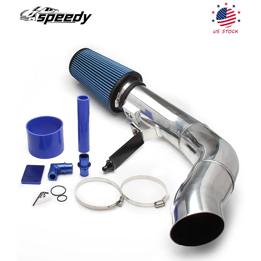

Car Cold Air Intake Kit Aluminum With Air Filter For 2003-2007 Ford F-250 F-350 Powerstroke Diesel 6.0L