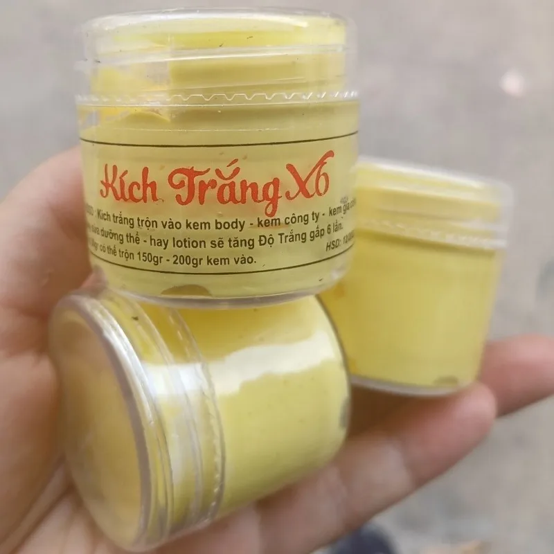 Kich Trang X6 Whitening Body Reduce Dark Skin Blemishes, Moisturize, Brighten Smooth Whiter Suitable for Dull Skin