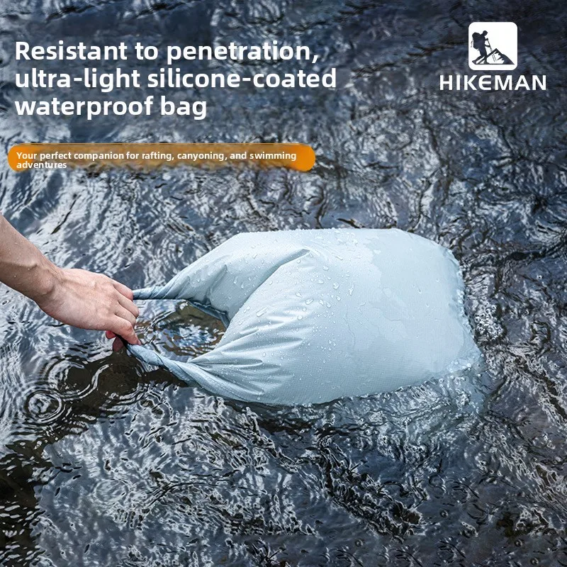 

Сумка для хранения на открытом воздухе, водонепроницаемый легкий органайзер для кемпинга, сортировочная сумка с силиконовым покрытием, портативный чехол для дорожных аксессуаров