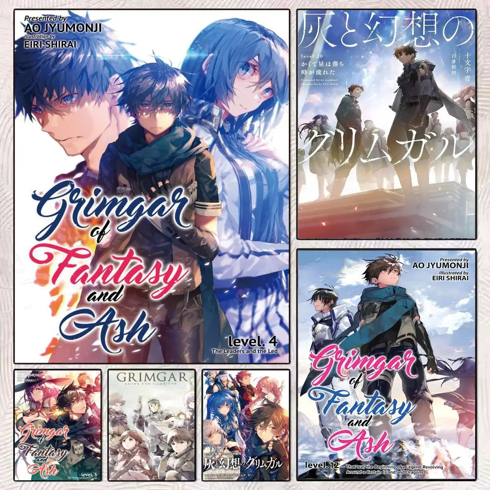 

G-Grimgar of Fantasy And Ash Poster HD Art Mural Wallart Poster Waterproof Vintage Print Decor for Home Decoration DIY Durable