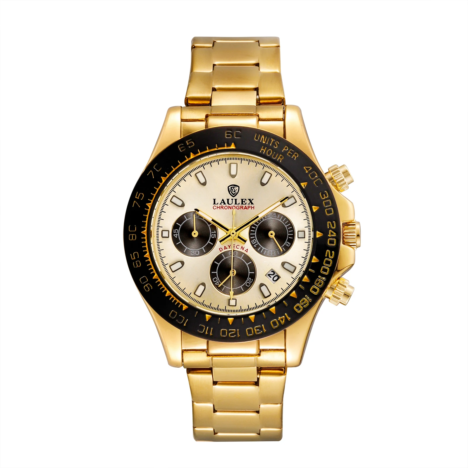 2024 LAULEX Authentic Luxury Top Brand Series Fashion Business Sports Fully Automatic Quartz Movement with Quartz Watch