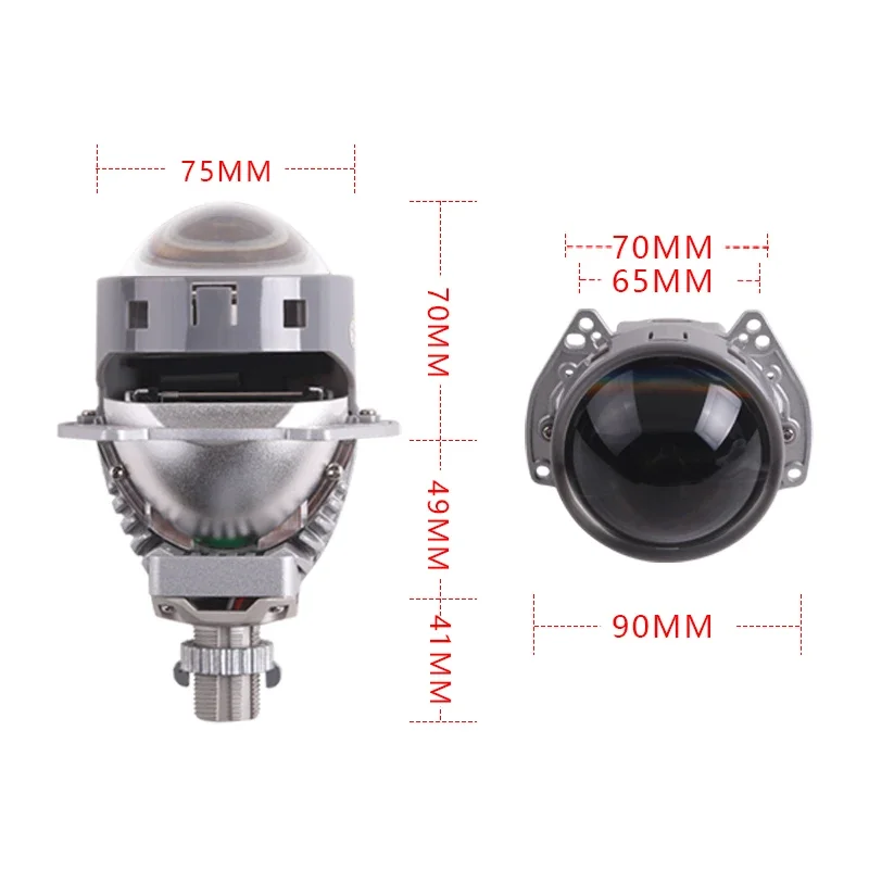 

Sa.nvi H10 3 Series 52w Dual Light Emitting Diode Projector Lens Headlight High beam After Sales Automotive Lighting System