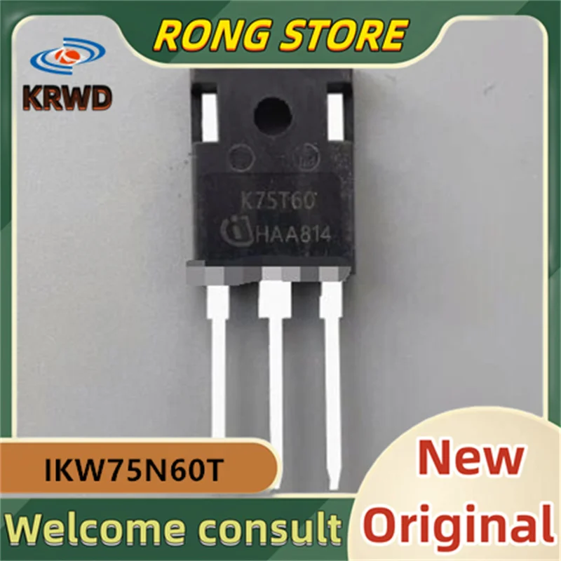 

5pcs K75T60 IKW75N60T TO-247 600V 75A New and Original