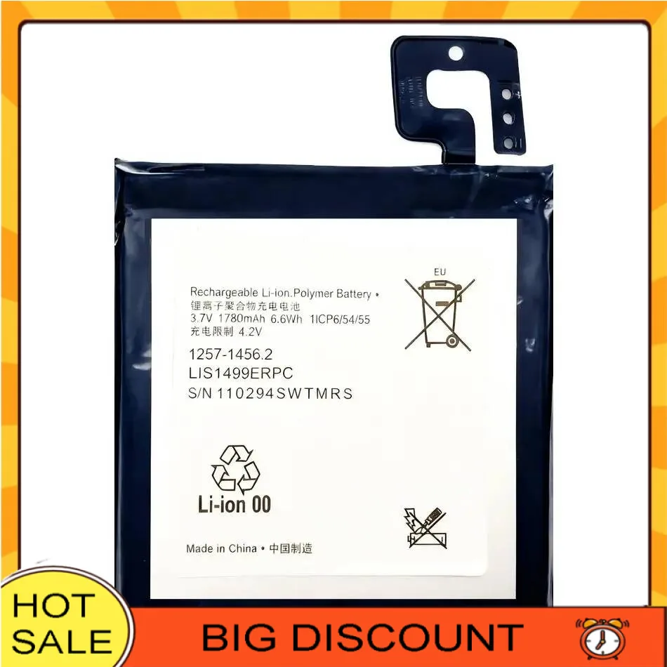 

LIS1499ERPC For Sony Xperia T TL LT30 Lt30i LT30P LT30H Lt30a Mobile Phone Battery 1780Mah Lightweight