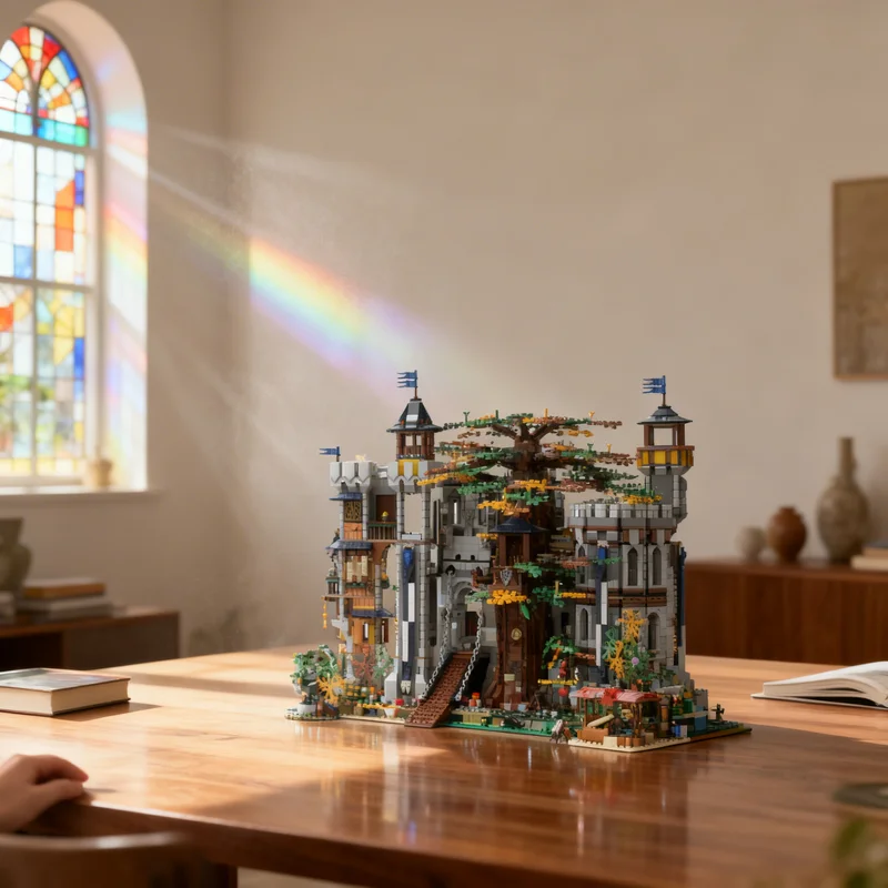 

6223pcs MOC Tree Of Life Castle Model Building Blocks DIY Gift Creative Collectible Display Decor Premium Adult Kids Desk Home