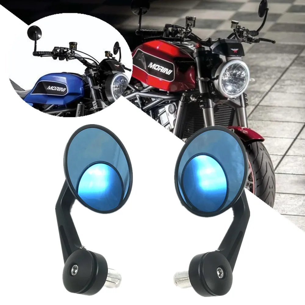 

Мотоциклетные зеркала на руль для Morini Moto Savenzo Morini seiemmeo 6 ½, алюминиевые зеркала с ЧПУ