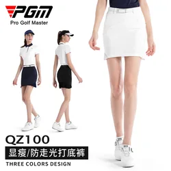 PGM Golf Clothing Women's Summer T-shirt POLO Shirt Hip Wrap Short Skirt Set Breathable and Slimming Fish Tail Design