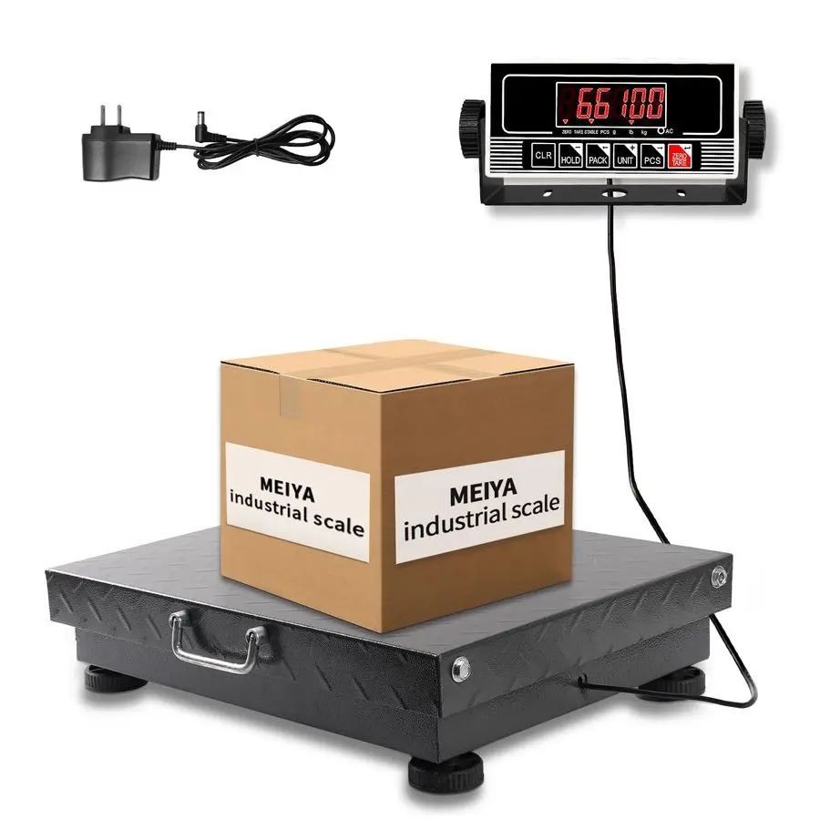 

Сверхмощные весы для доставки, промышленные платформенные весы 660 фунтов для упаковок, почтовые весы с точностью 0,1 фунта для усилителя малого бизнеса Wa