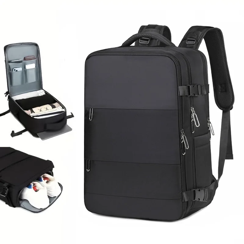 

Hiking Travel Backpack Cabin Aircraft Can Hold 15.6-inch Laptop Backpack,Suitable for Women Men Waterproof Shoe Compartment