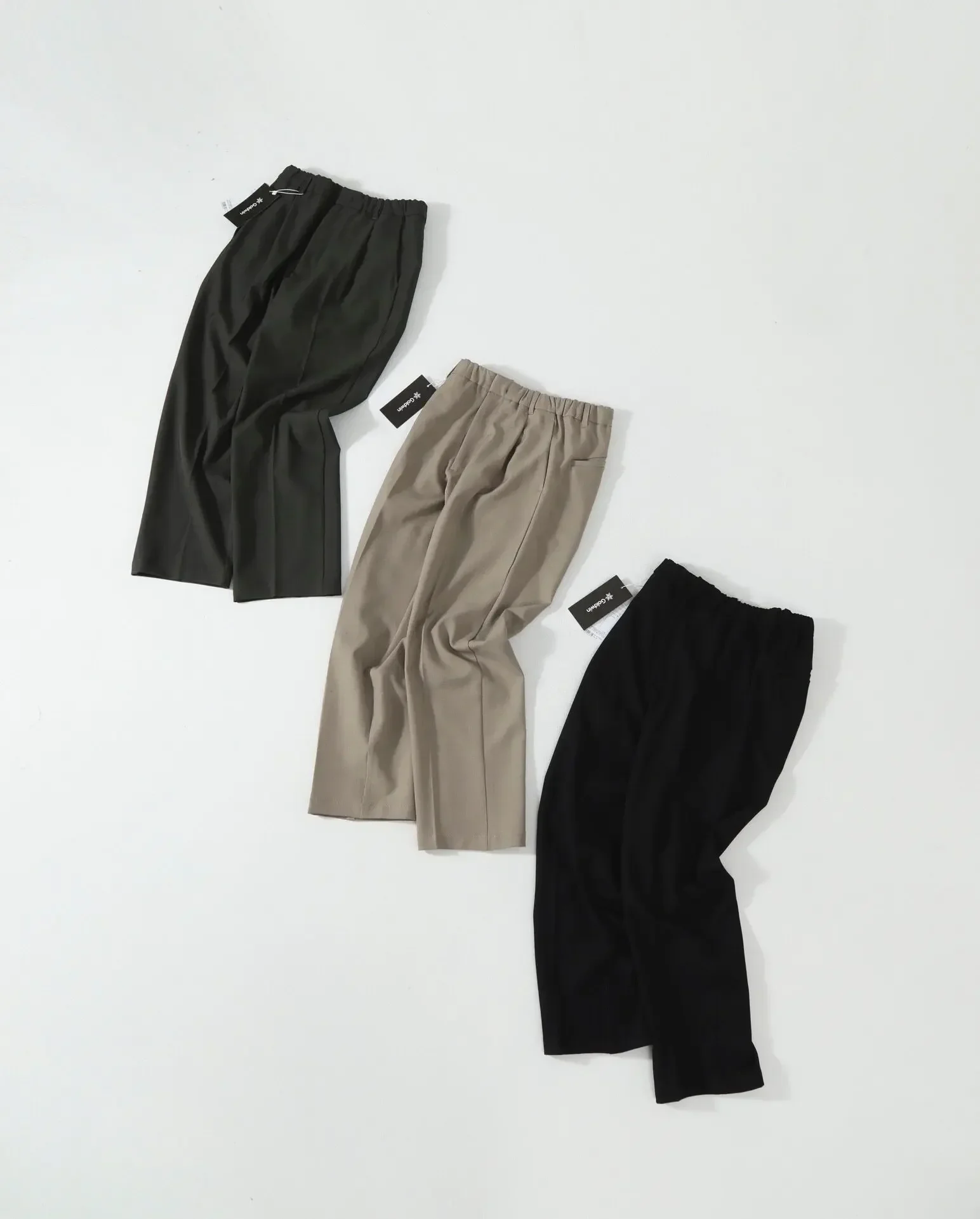 

Casual outdoor couple elastic waist straight GDW trousers