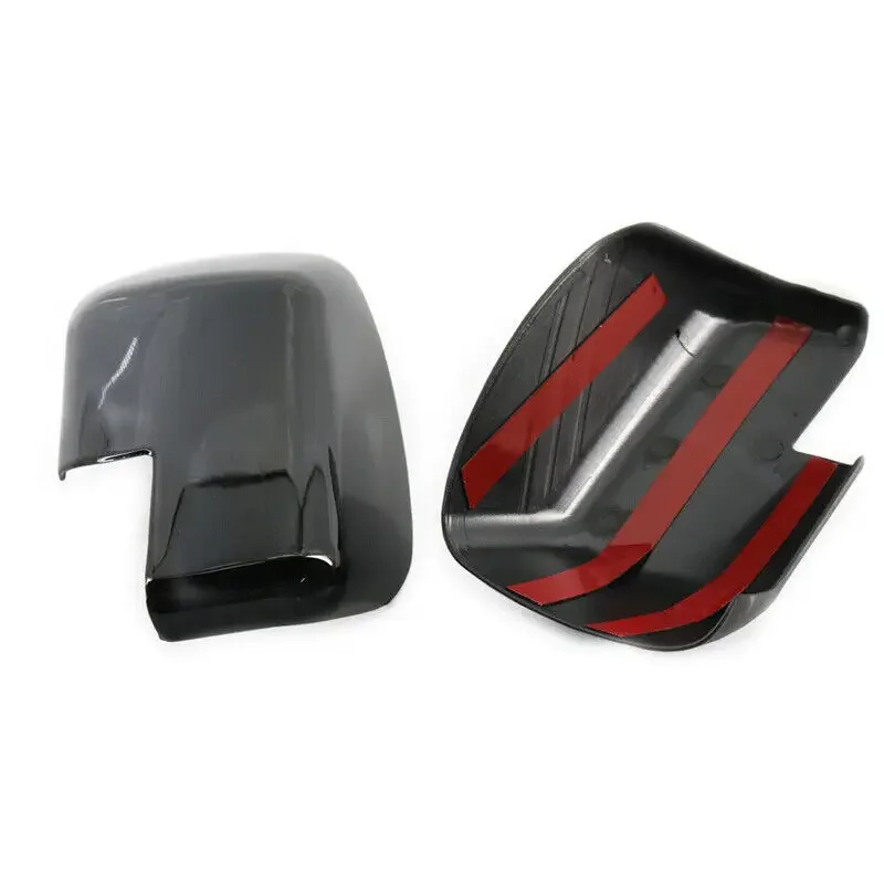 Glossy Black Rear View Side Mirror Cover For Land Rover Discovery 3 Freelander