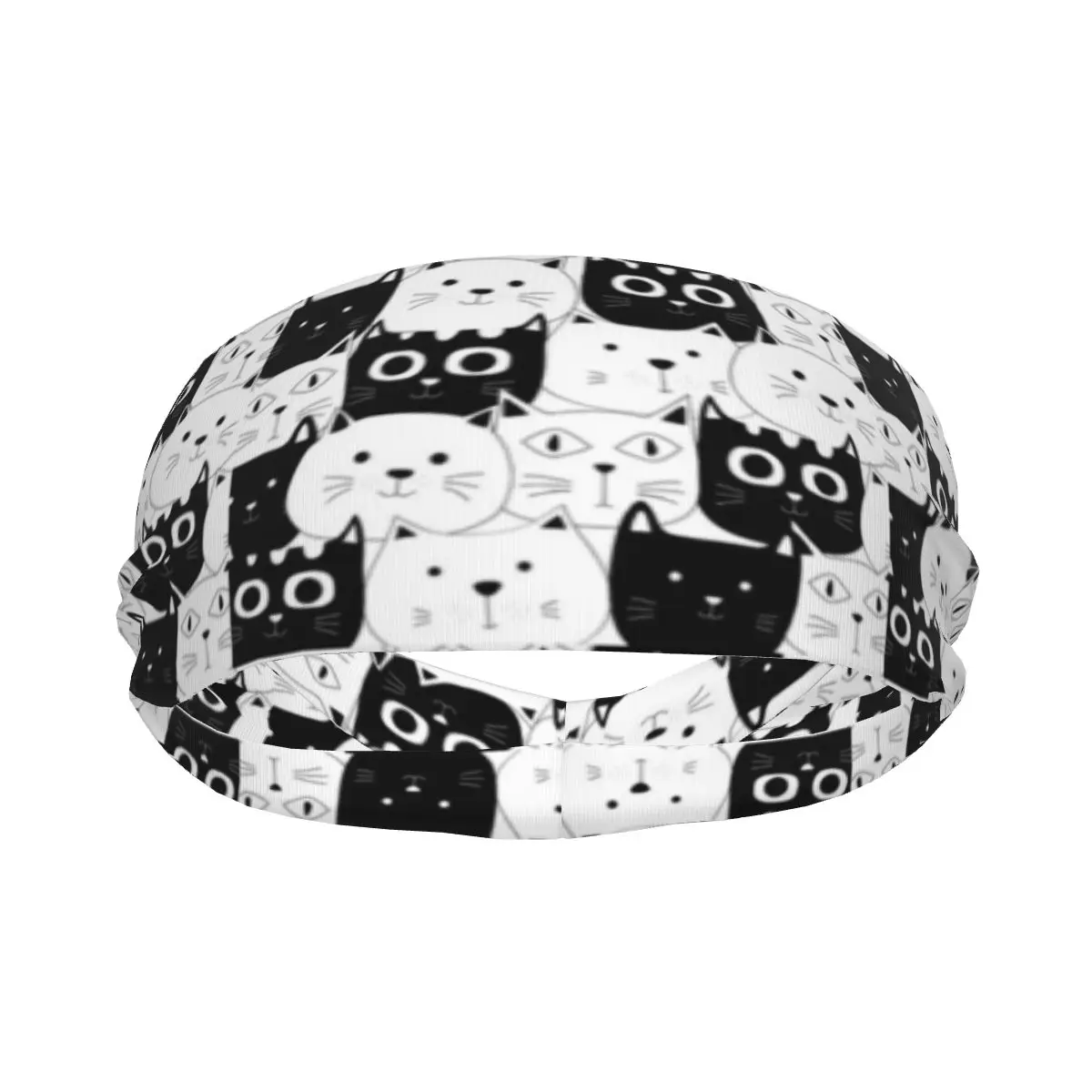 

Headband Cat Pattern Headwrap Hairband for Tennis Gym Fitness Headwear Hair Accessories