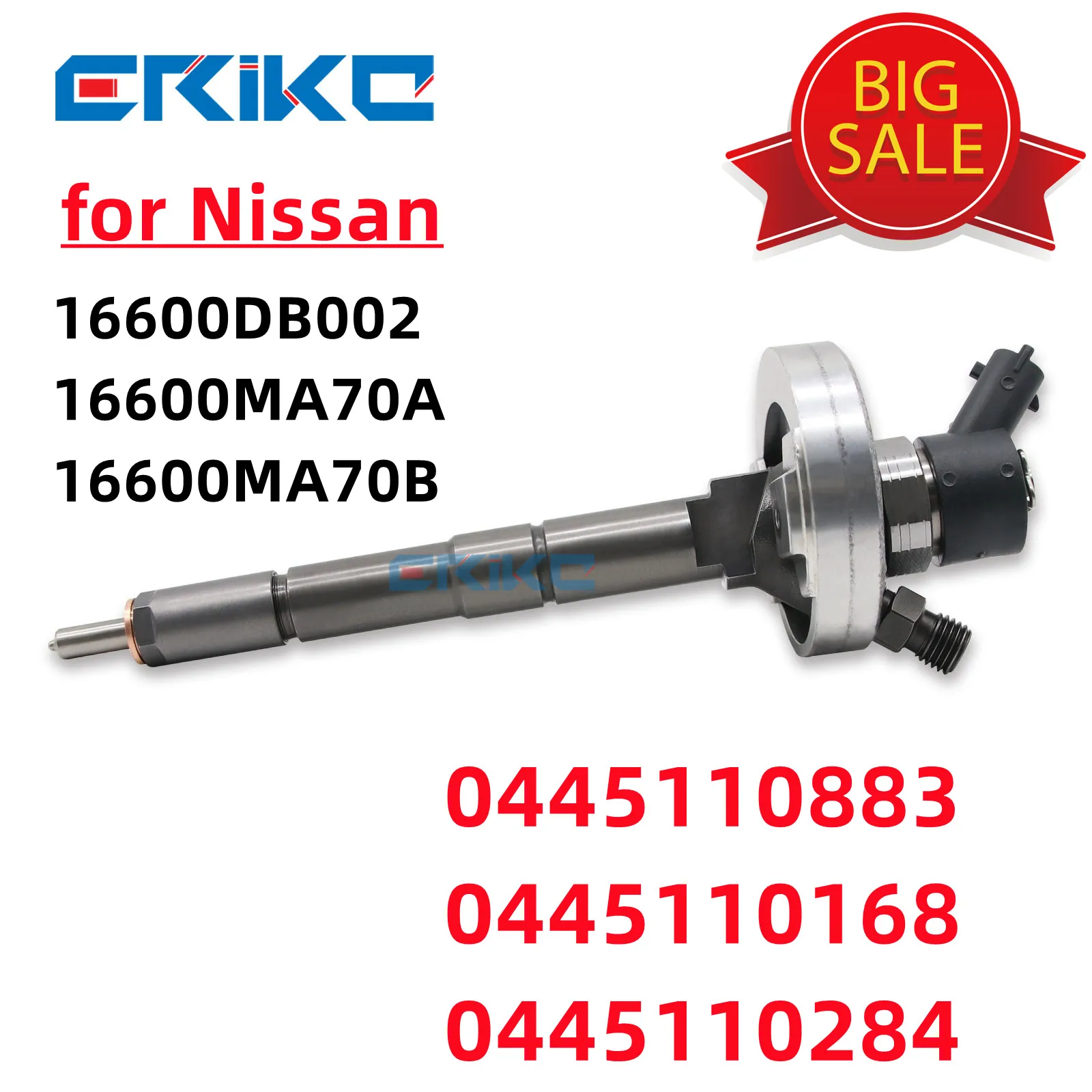 0445110883 0445110168 0445110284 Common Rail Injector 16600MA70A Fuel Injector 0 445 110 883, 0 445 110 168  for Nissan