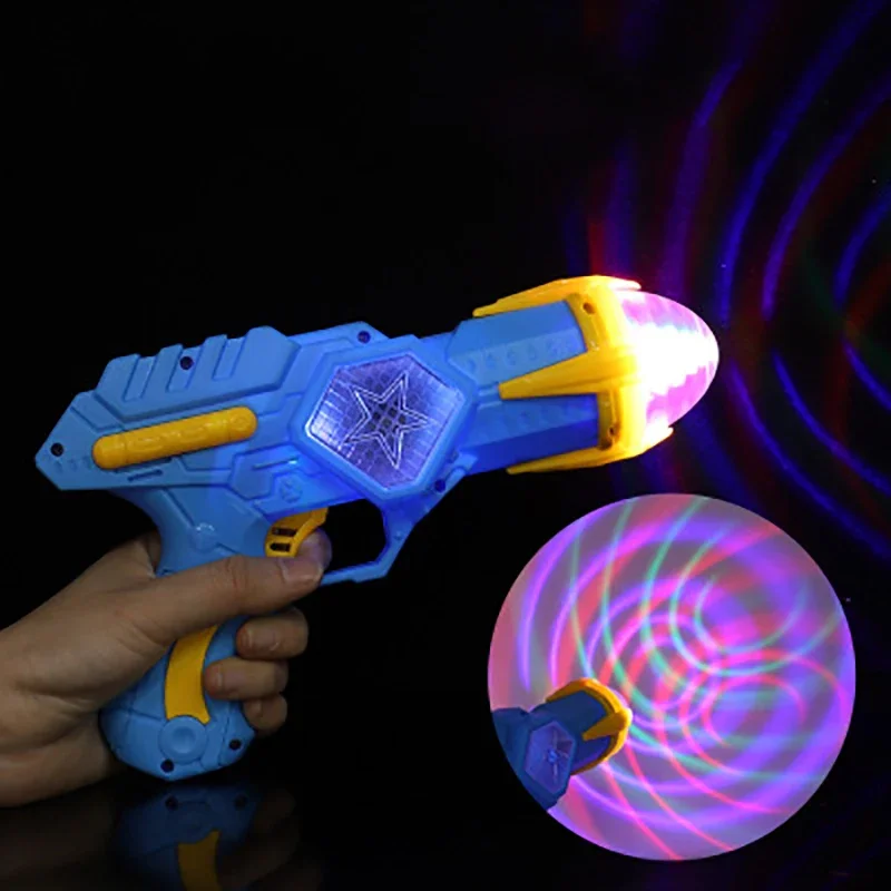 Pistola pequeña de simulación para bebé, juguete eléctrico y ligero con sonido, educativo, regalo de cumpleaños interactivo para padres e hijos