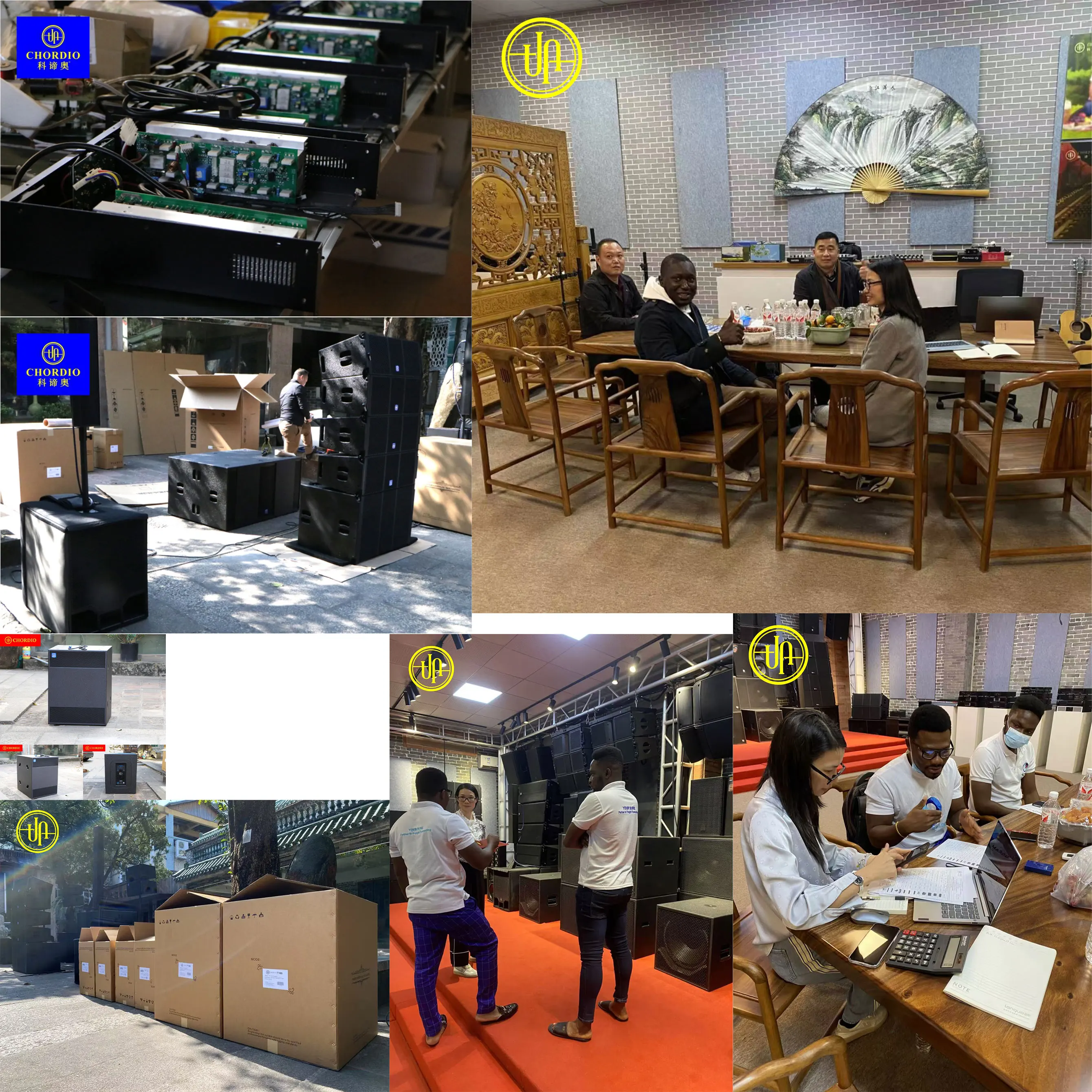 CHORDIO KD12S KTV Karaoke System Professional Line Array Dj Speakers Audio Indoor pa Sound System for Stage Performance
