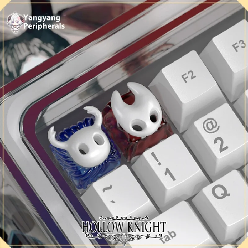 Artisan Hollow Knight Keycap - Chaveiro de resina 3D feito à mão, teclado mecânico personalizado, presente para jogador, o melhor presente para um amigo