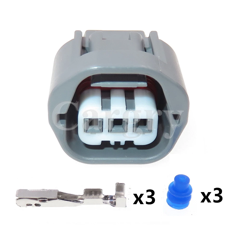 1 Set 3P 6189-0734 AC Assembly Car Elecric Wire Socket Automobile Plastic Housing Waterproof Plug Auto Cable Connector