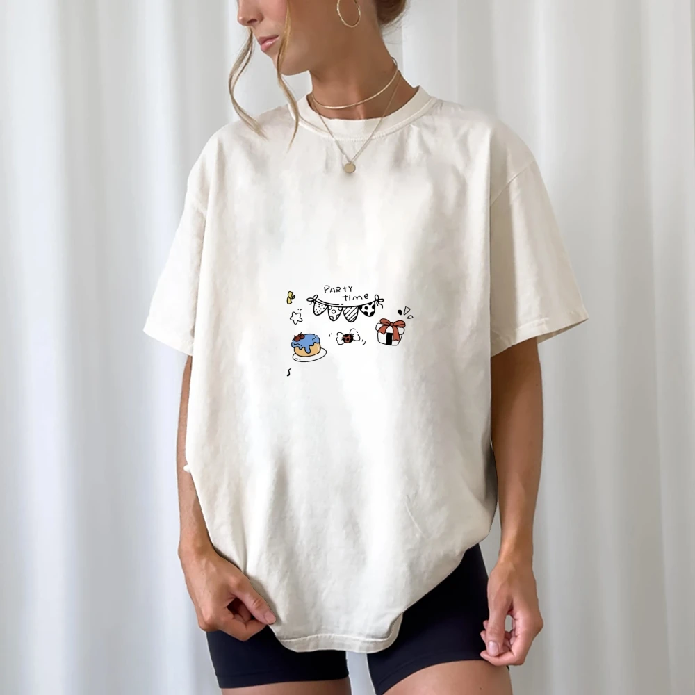 

Trendy Y2K Graphic T-shirt Women - CuteCore Streetwear Style Casual Tee Vintage Print Tops Ladies Summer Fashion