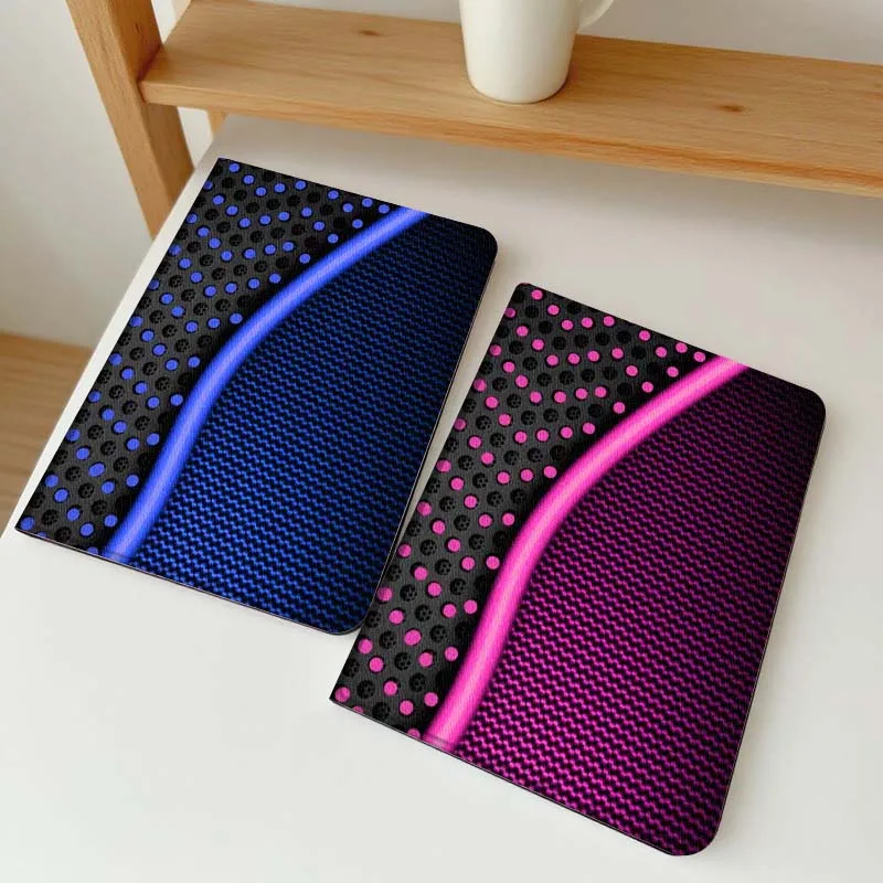 

Cool Blue Grid Pattern For Samsung Galaxy Tab A7 A A8 A9 A11 S6 S11 10.1 10.4 10.5 Inch Lite PLus Soft Tablet Case Gift