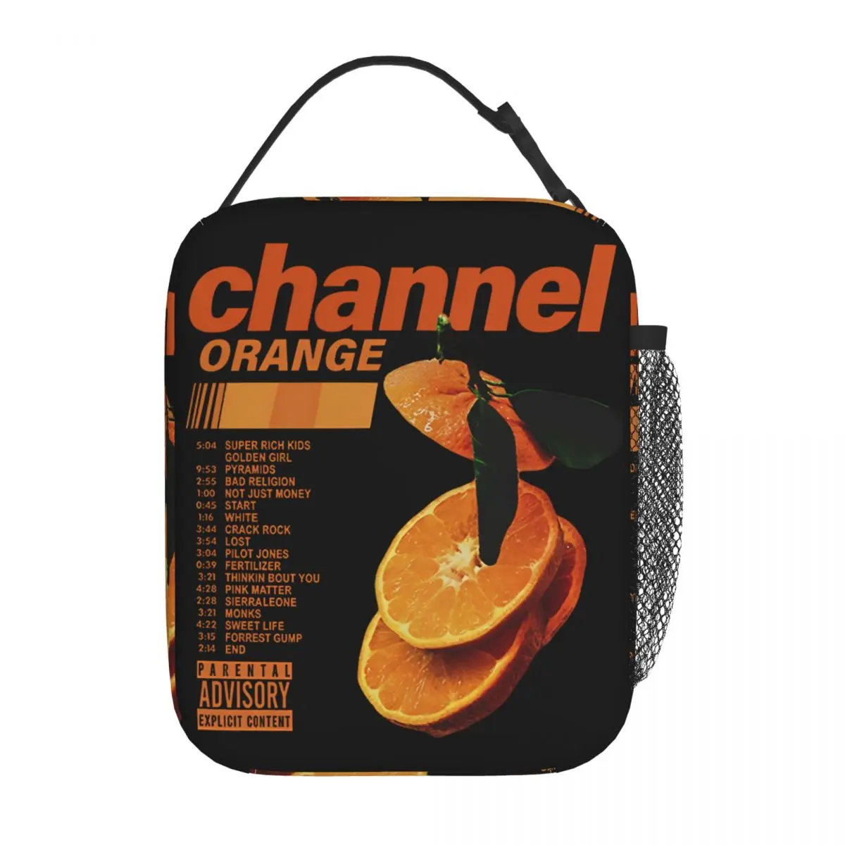 

Frank Oceans Channel Orange Album Apparel Thermal Insulated Lunch Bag for Picnic Portable Food Bag Container Thermal Lunch Box