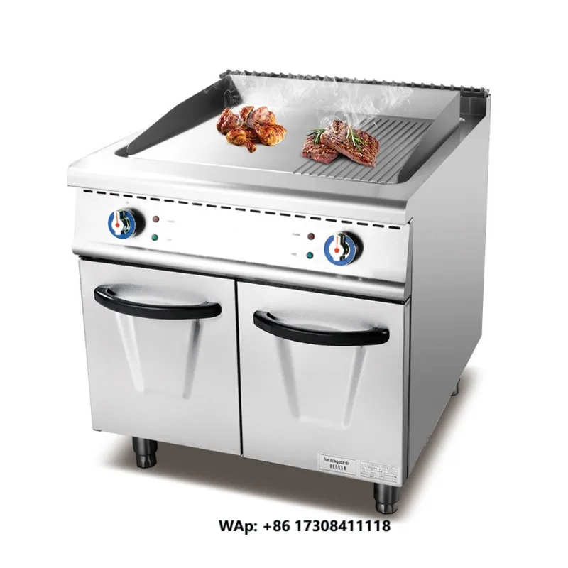 Professional Manufacturer Commercial Catering Equipment Gas Bbq Grill Griddle Stainless Charbroiler for Restaurant