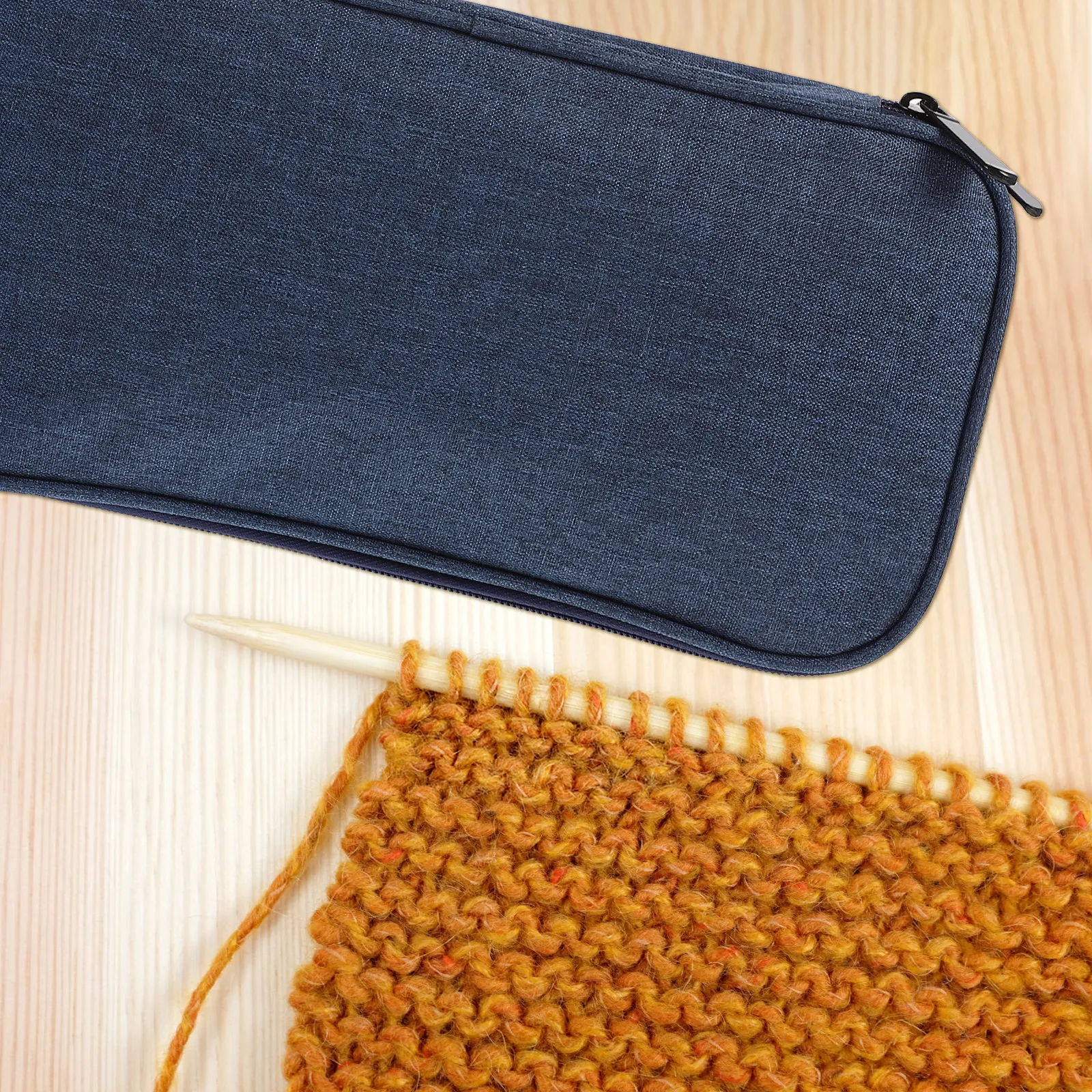 Stitch Crochet Hook Knitting Needles Organizer Portable Storage Pouch Accessories