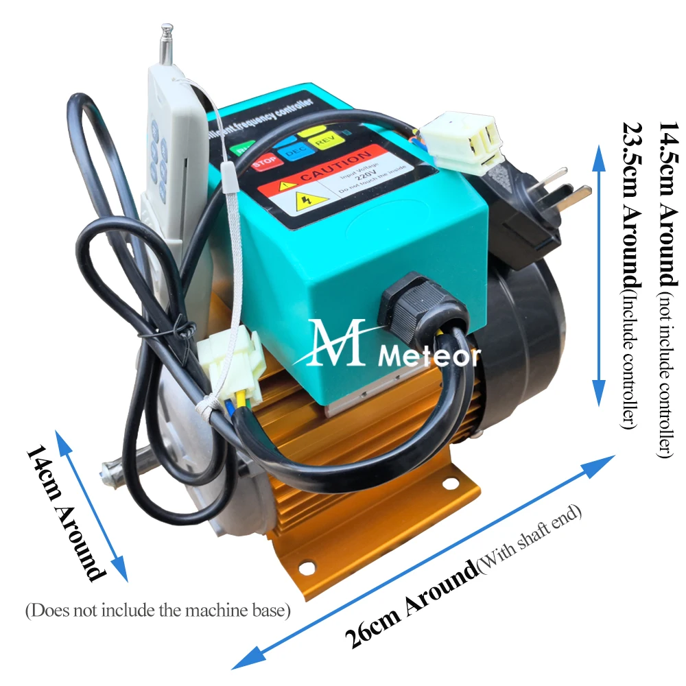 Meteor High RPM 220V Permanent Magnet Motor with Intelligent Frequency Controller Use for Free Energy System