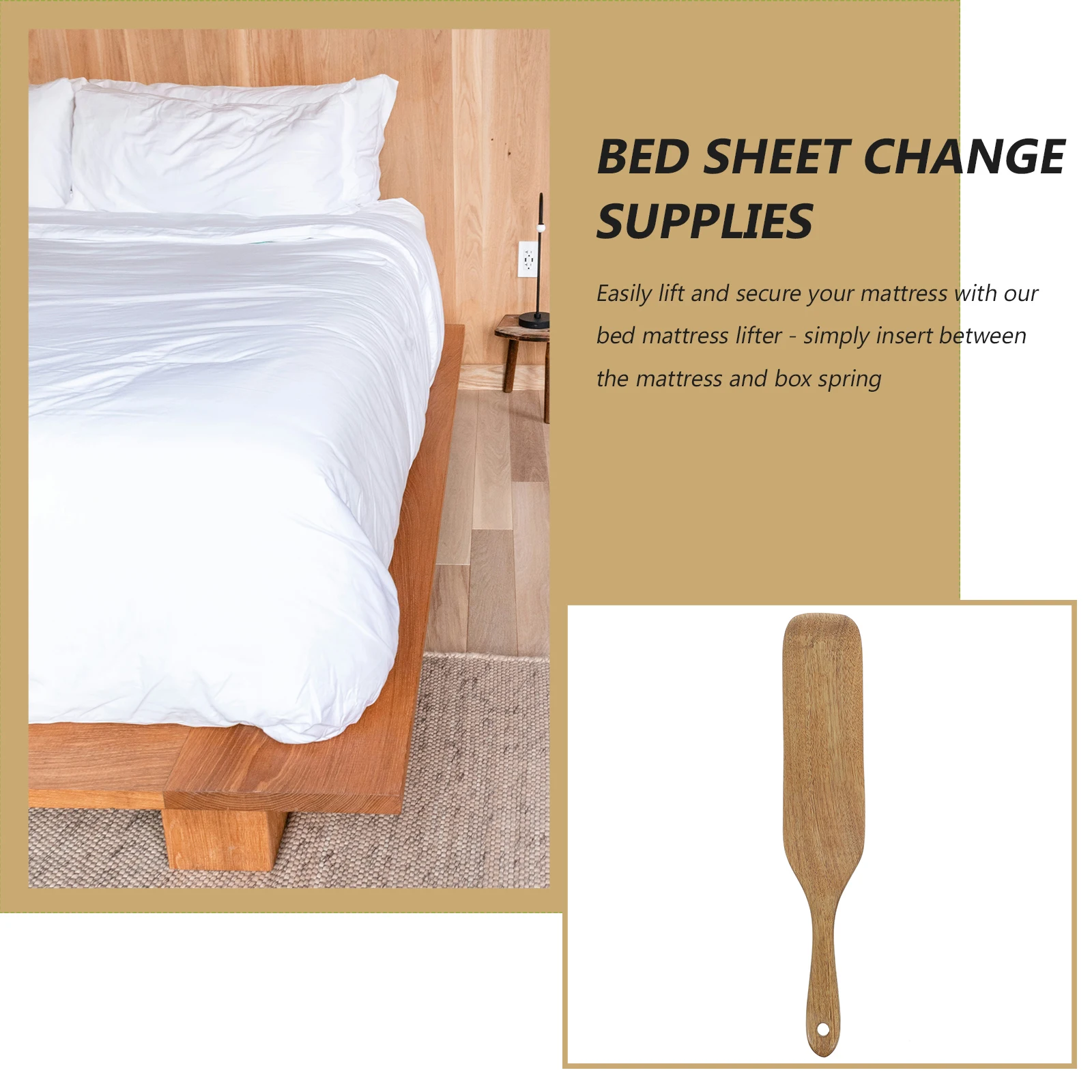 

Ergonomic Mattress Lifter Tool Reusable Bed Sheet Change Aid for Platform Beds Reduce Back Strain Comfort Handle Home Supplies