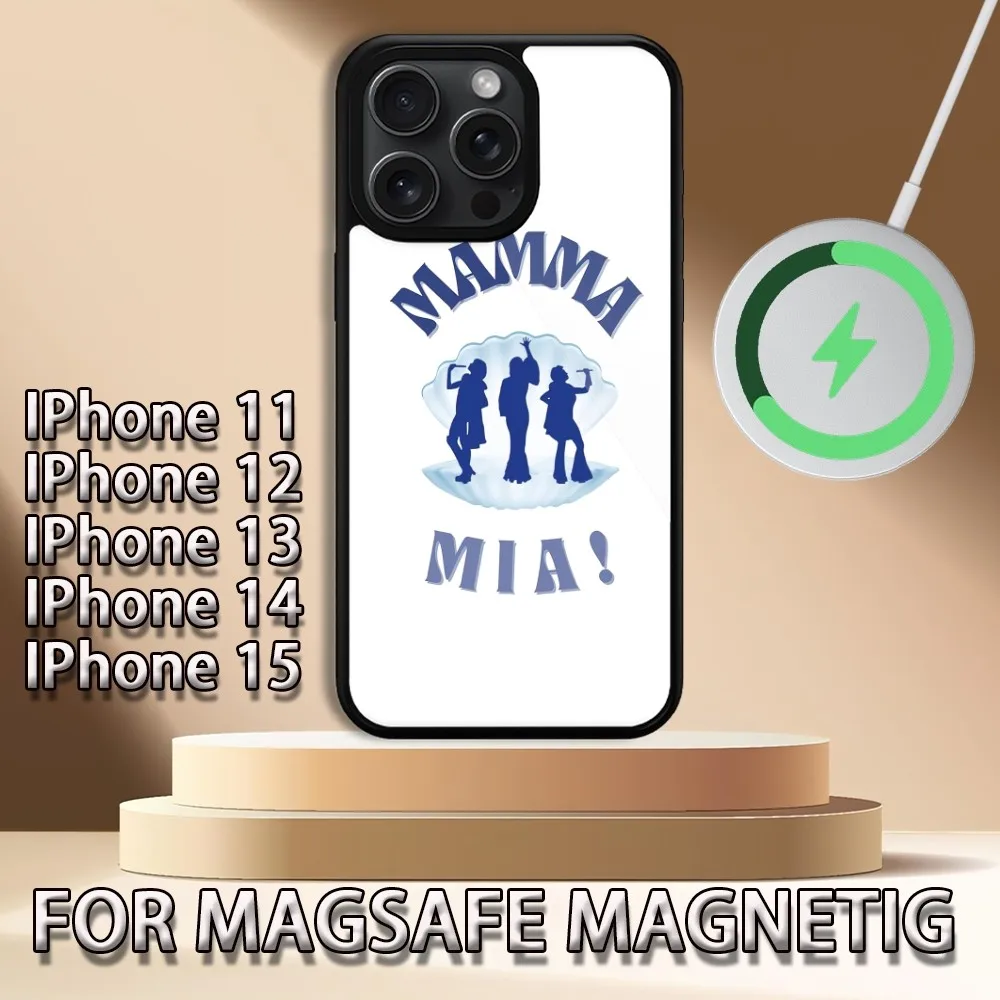 Musical Film Mamma Mia  Phone Case For iPhone 15 14 13 12 11 Pro Max Plus Magsafe Magnetic Wireless Charging Cover