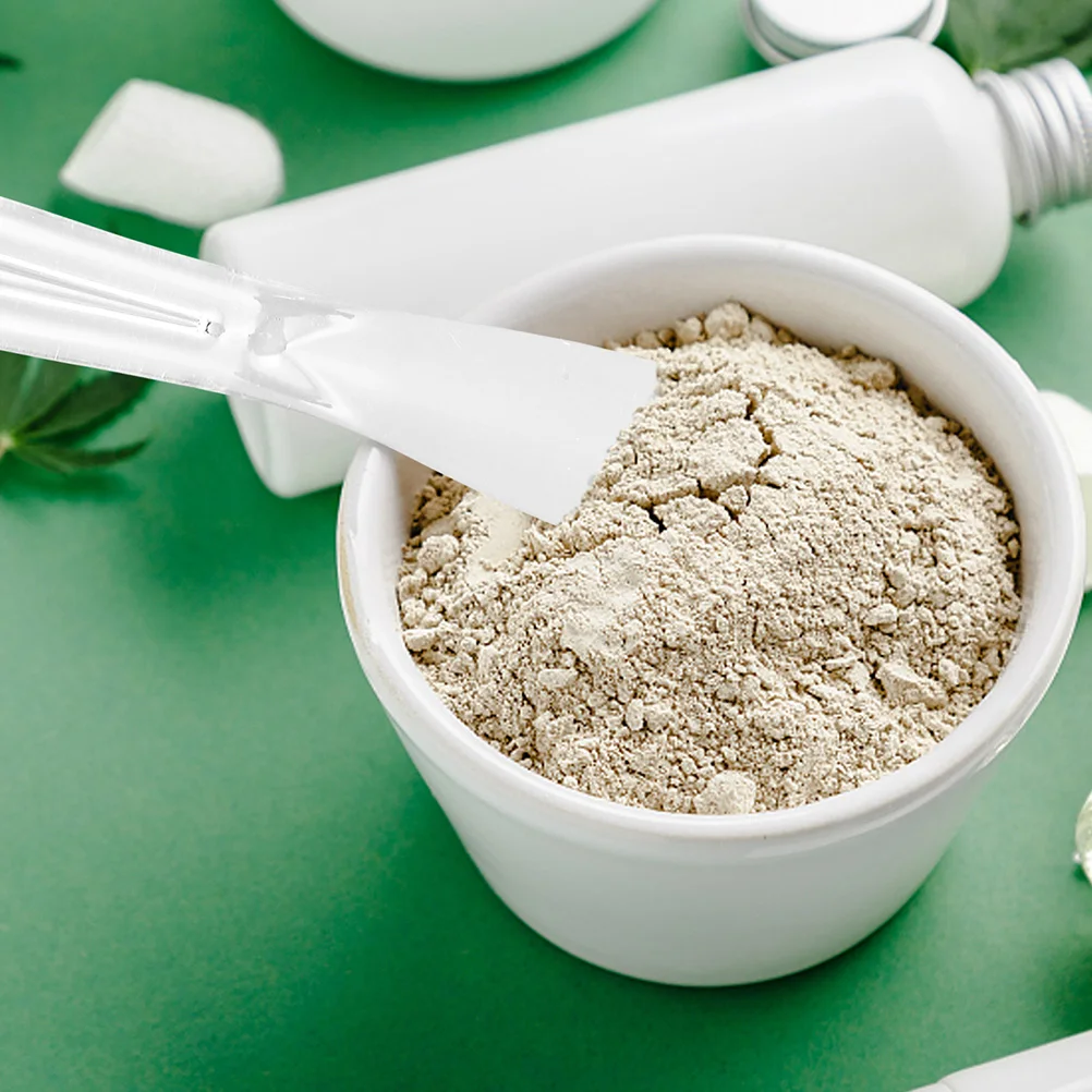 6 pezzi spatole per trucco set di cucchiai per crema per il viso spatola per bordi lisci per applicazione di gel per crema maschera portatile essenziale da viaggio