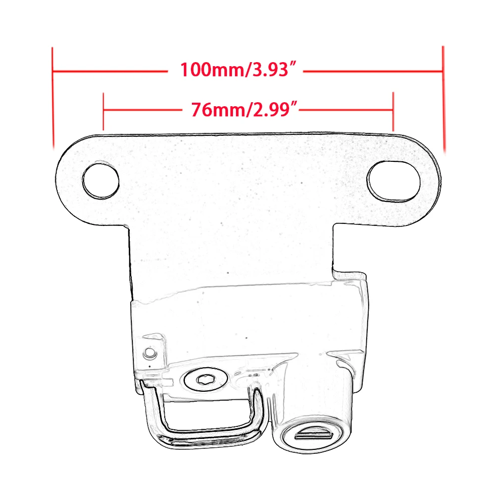 ل KTM 1290 سوبر ديوك R 2014-2021 2020 2019 2018 سوبر ديوك 1290 R دراجة نارية خوذة قفل مكافحة سرقة قفل الأمان الملحقات #6