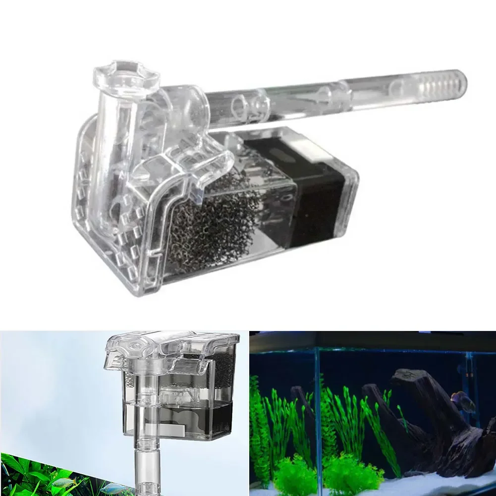 External Waterfall Filter Aquarium Silent Filter Pump USB Interface Filter Pump Suspended Filter For Fish Tanks ﻿