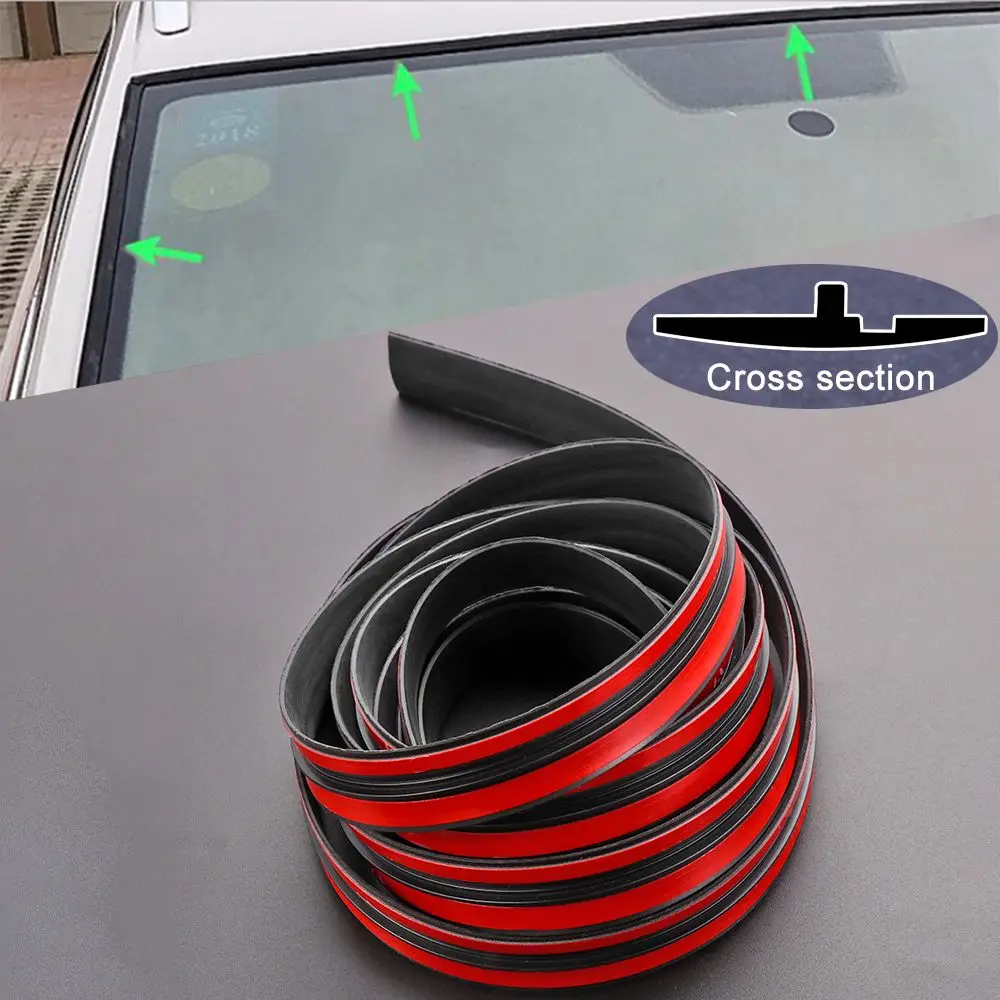 Anti-Scratch Sunroof Front Rear Windshield Weatherstrip Seal Strip Car Trim Edge Protector