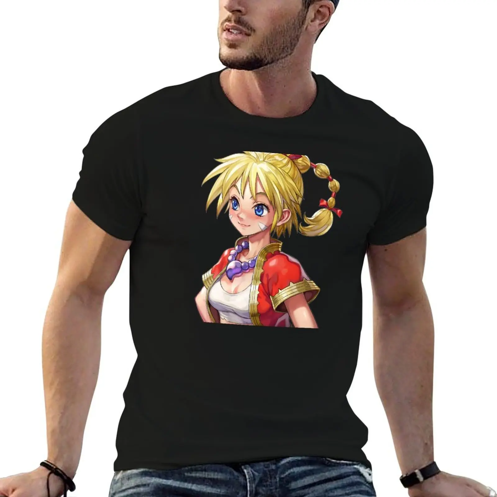 

Chrono Cross Kid Profile T-Shirt man t shirt heavy cotton t shirt for man g man t shirts for men T-Shirt