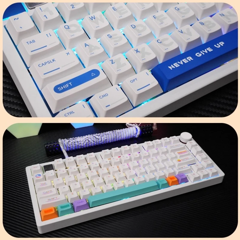 Breakthrough Time Theme Keycap Anime Pbt Cherry Profile Keycaps Customized 140 keys Key Caps for wooting Mechanical Keyboard