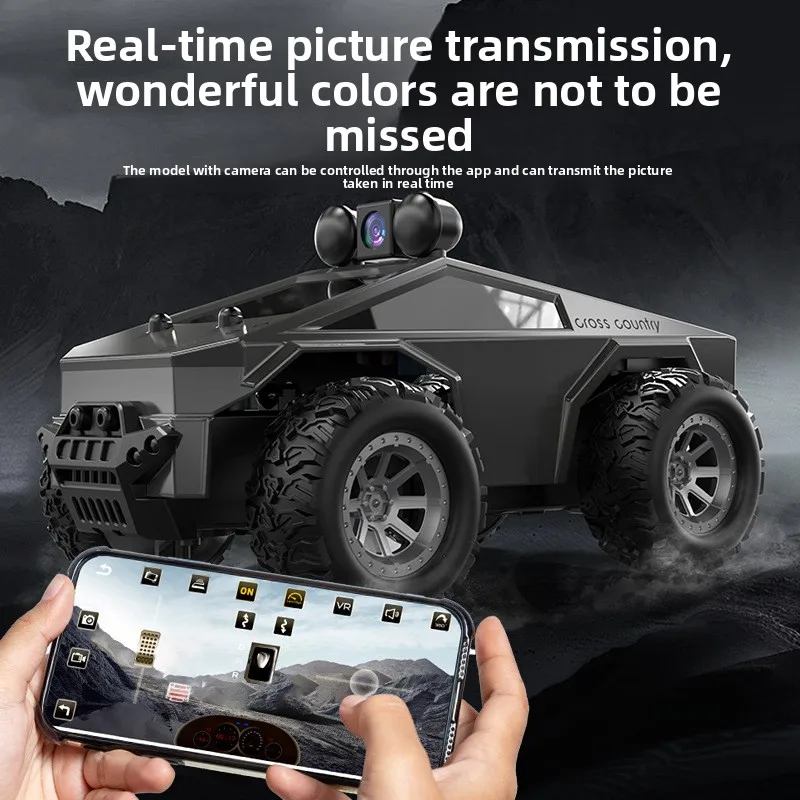 

KF29 with Camera WIFI Image Transmission High-speed Car 1:28 Off-road Big Foot Car Remote Control Model Toy Birthday Gift