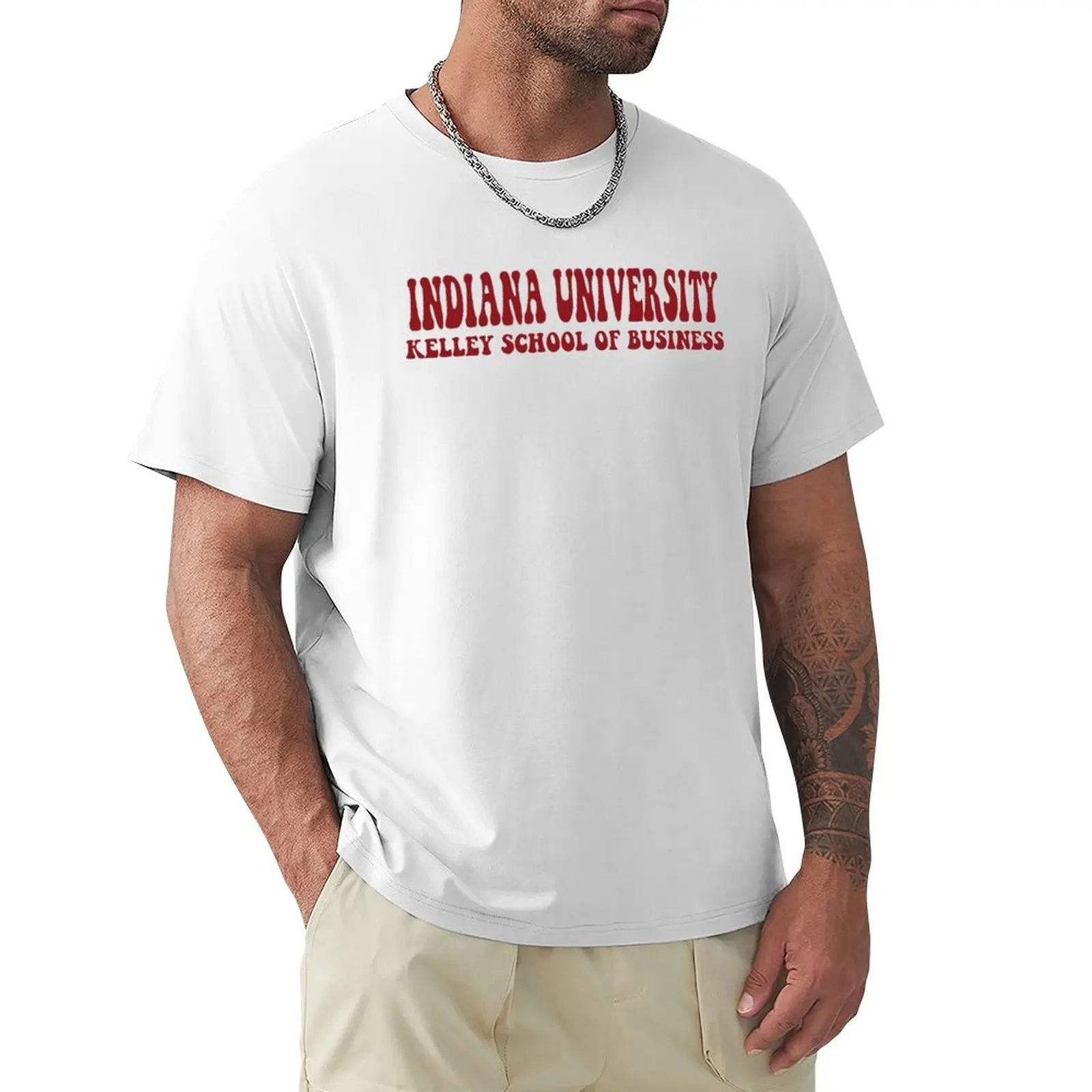 

Indiana University Kelley School of Business T-Shirt vintage oversizeds customizeds t shirts for men cotton