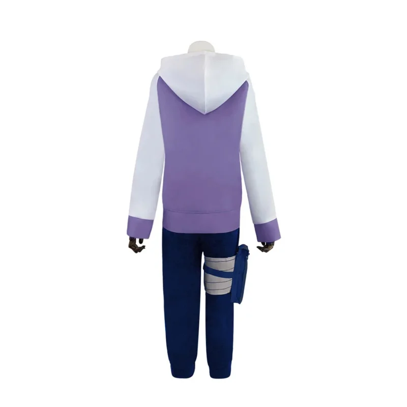 2025 novo anime hyuga hinata cosplay trajes festa de halloween geração roxo jaqueta calças roupa com peruca ★ ☆ ★