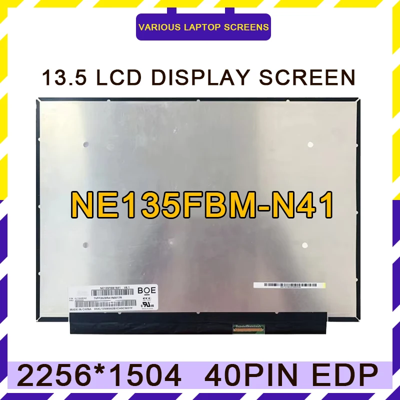 

NE135FBM-N41 V8.0 13.5 LCD Screen Panel Matrix NE135FBM N41 For Acer Swift 3 SF313-52 SF313-53 SF313 N19H3 Laptop Display IPS