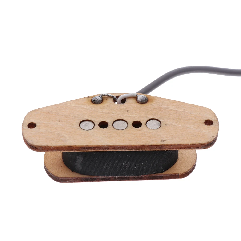 Pickup Guitar 3 String Cigar Box Guitar Pickup + Input Jack Pre-Wired Piezo Amplifier Musical Stringed Instrument Parts