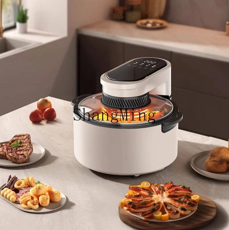 ZYY visual no need to turn over smart electric oven household large capacity multi-function machine 8L