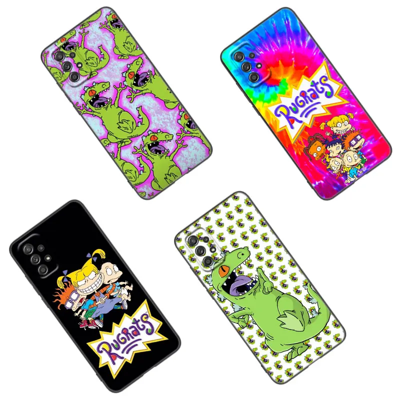 Cartoon R-Rugrats Phone Case For Samsung A13 A22 A24 A32 A23 A25 A34 A35 A52S A53 A54 A55 A73 5G A12 A14 A15 A31 A33 A50 A51 A72