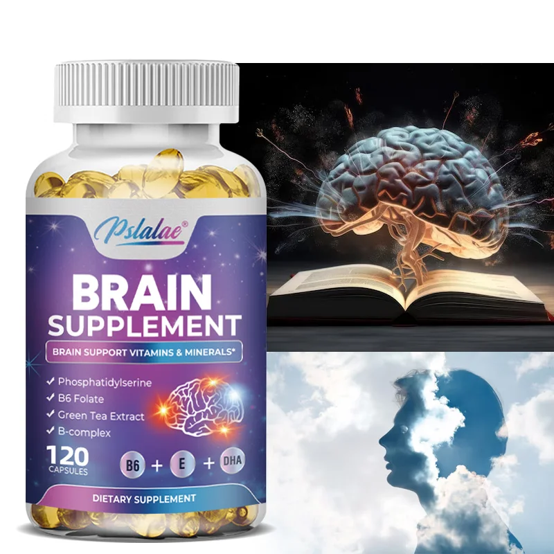 

Brain Supplement - Supports Cognitive Function, Enhances Memory, Maintains Positive Mood, Gluten-Free