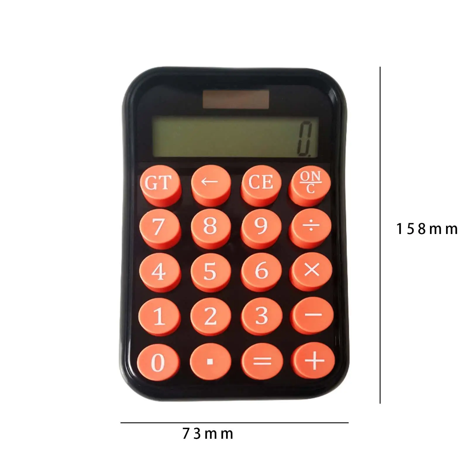 Calculadora solar Calculadora de escritorio mecánica pequeña para la oficina de los niños en casa